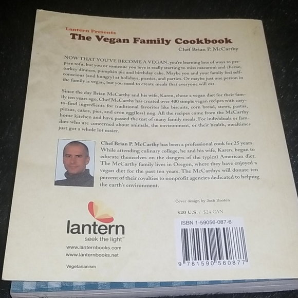 The Vegan Family Cookbook by Chef B. M - Picture 3 of 12